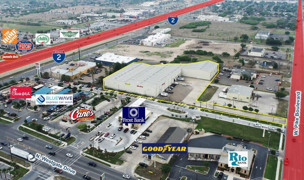 1502 W Pike Blvd, Weslaco, TX à louer - Photo de l’immeuble – Image 2 sur 14