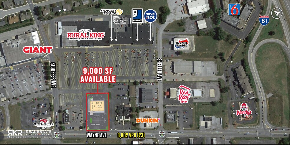 1030 Wayne Ave, Chambersburg, PA à vendre - Plan de site – Image 3 sur 3
