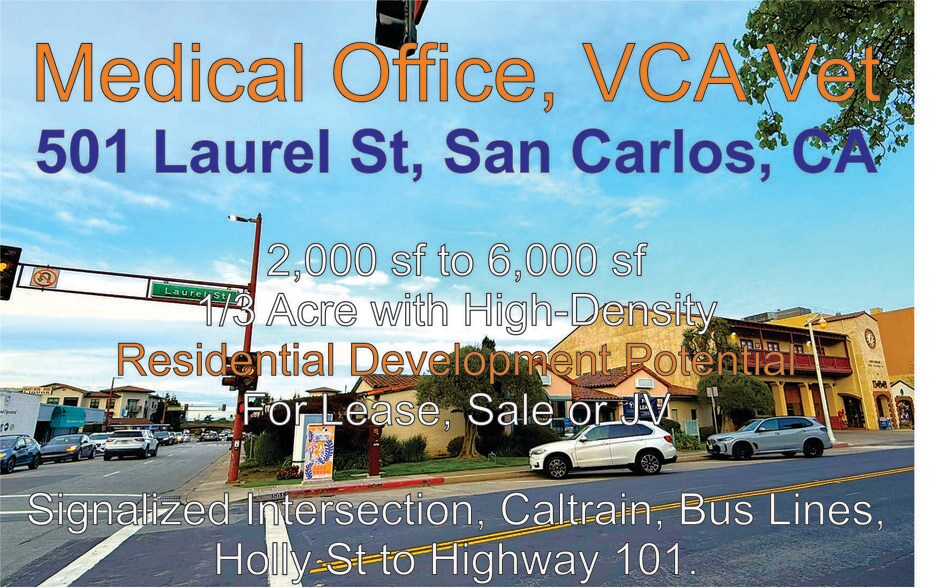 501 Laurel St, San Carlos, CA à louer - Photo de l’immeuble – Image 1 sur 10