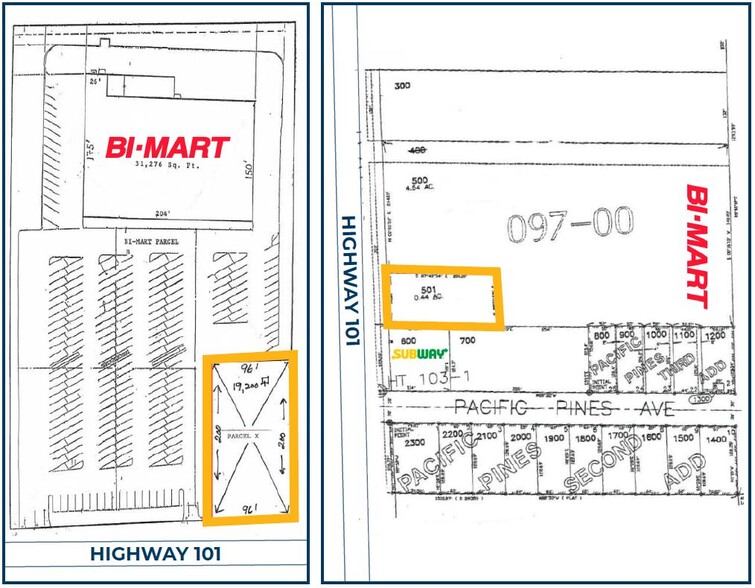 US Hwy 101, Florence, OR à louer - Plan de site – Image 2 sur 2