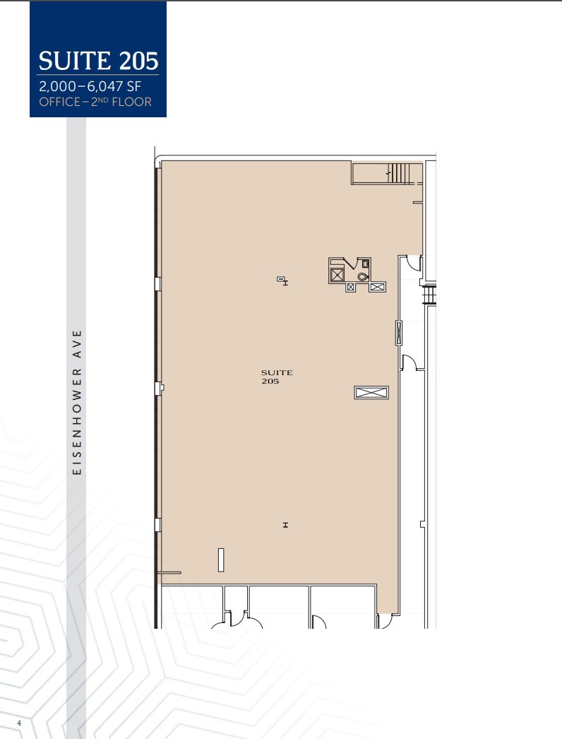 4601-4605 Eisenhower Ave, Alexandria, VA à louer Plan d’étage– Image 1 sur 1