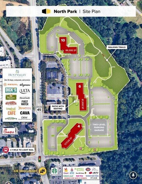 4 N Park Dr, Hunt Valley, MD à louer - Plan de site – Image 1 sur 36