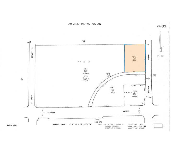 1500 Ritchey St, Santa Ana, CA à louer - Plan cadastral – Image 3 sur 3