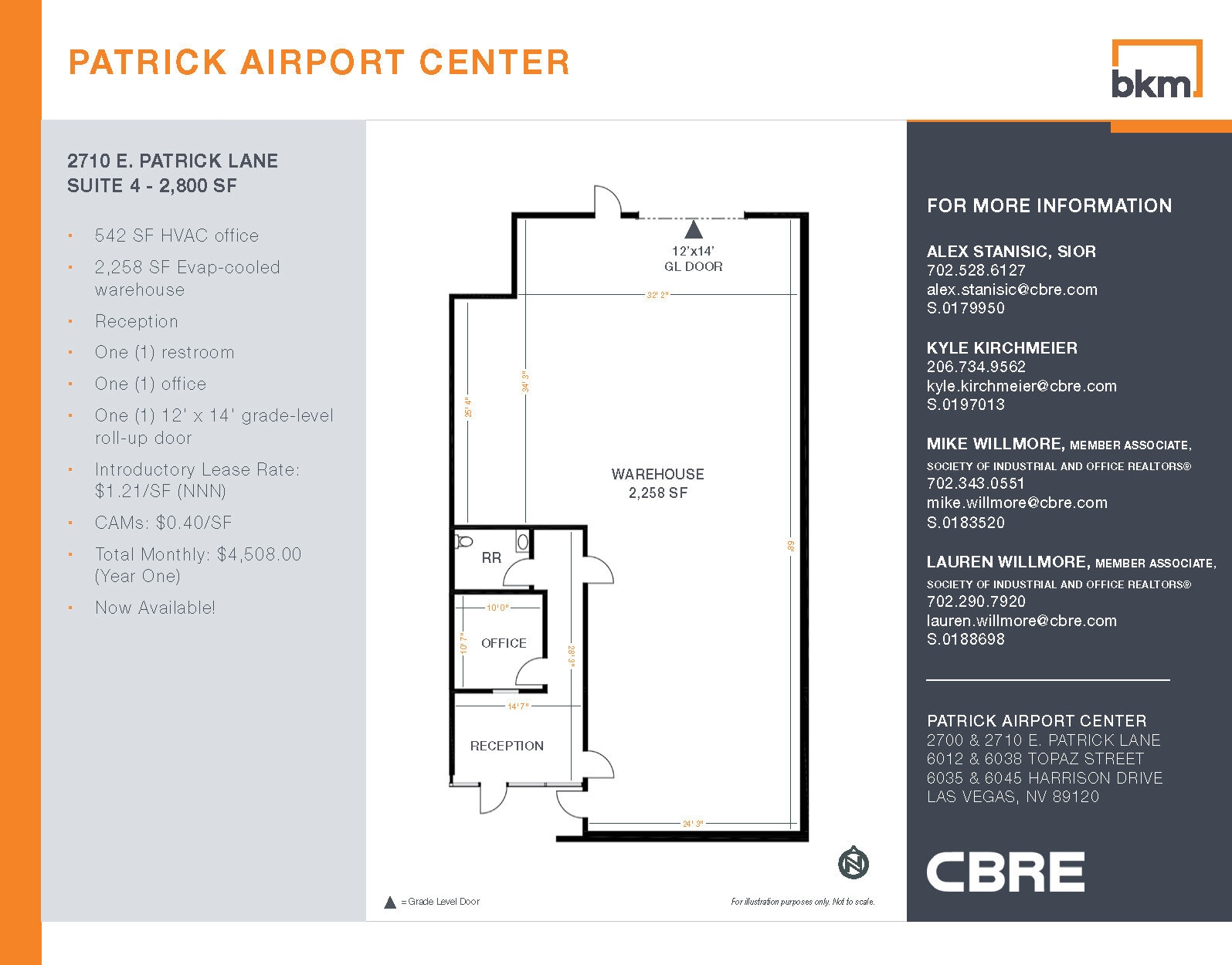 2700 E Patrick Ln, Las Vegas, NV à louer Plan d’étage– Image 1 sur 1