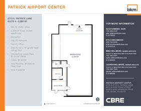 2700 E Patrick Ln, Las Vegas, NV à louer Plan d’étage– Image 1 sur 1