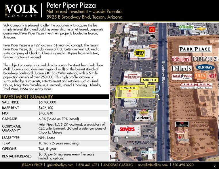 5925 E Broadway Blvd, Tucson, AZ à vendre - Autre – Image 2 sur 10