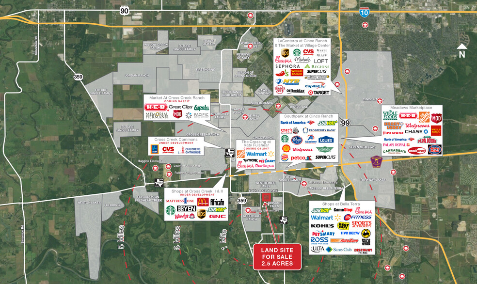 7.5 AC Hidden Lake Ln & Fulshear-Gaston Rd, Richmond, TX à vendre - Photo de l’immeuble – Image 2 sur 2
