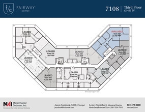 7108-7121 Fairway Dr, Palm Beach Gardens, FL à louer Plan d’étage– Image 2 sur 2