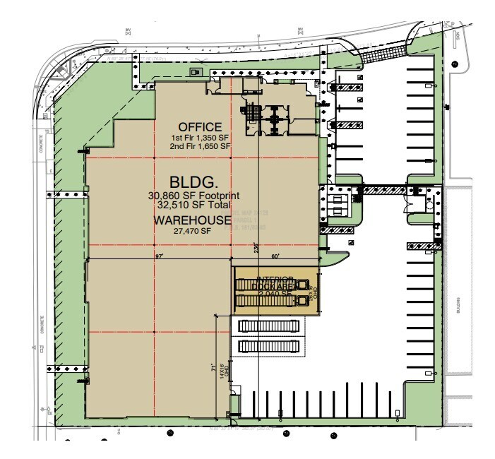 SEC of Perris Blvd & Globe St, Moreno Valley, CA à louer Plan de site– Image 1 sur 2