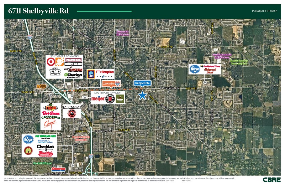 6711 Shelbyville, Indianapolis, IN à vendre - Photo de l’immeuble – Image 1 sur 2