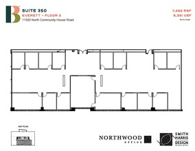 11525 N Community House Rd, Charlotte, NC à louer Plan d’étage– Image 1 sur 1