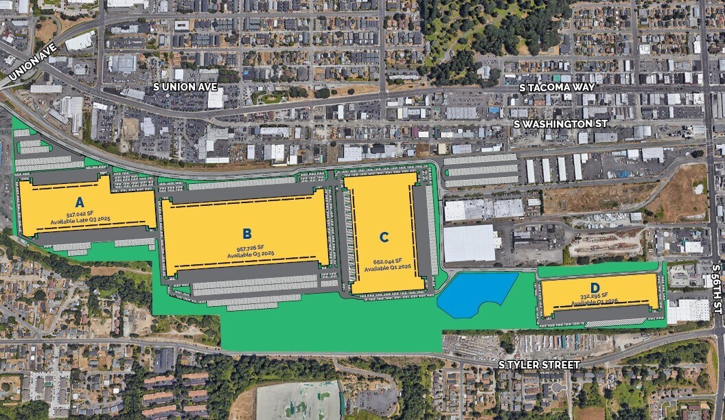 5802 S Burlington Way, Tacoma, WA à louer Plan de site– Image 1 sur 10