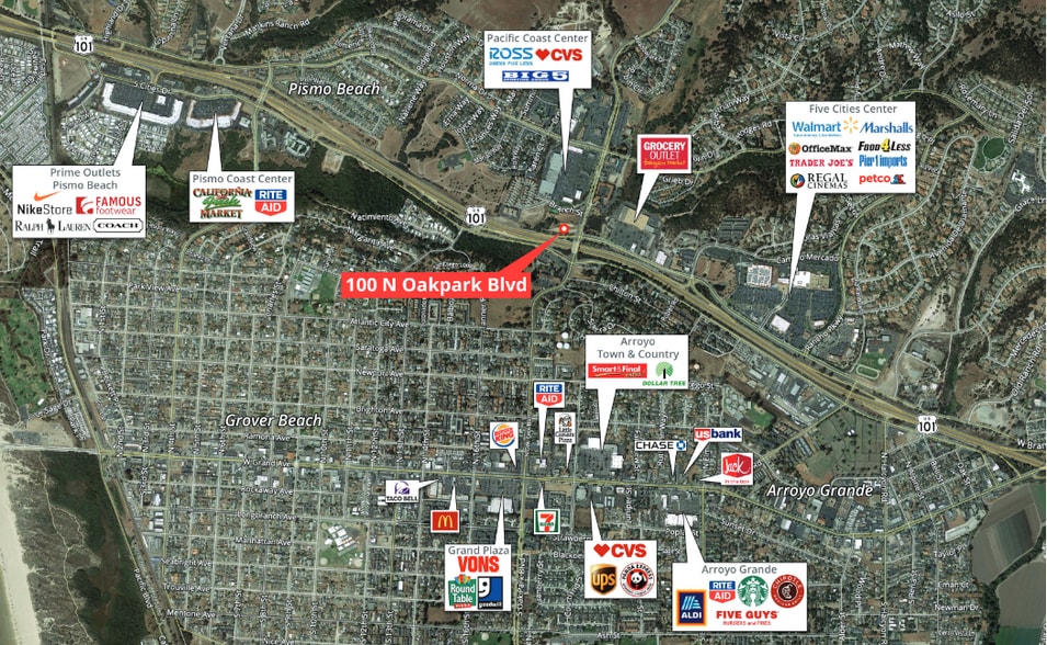 100 N Oakpark Blvd, Pismo Beach, CA à vendre - Photo de l’immeuble – Image 3 sur 20
