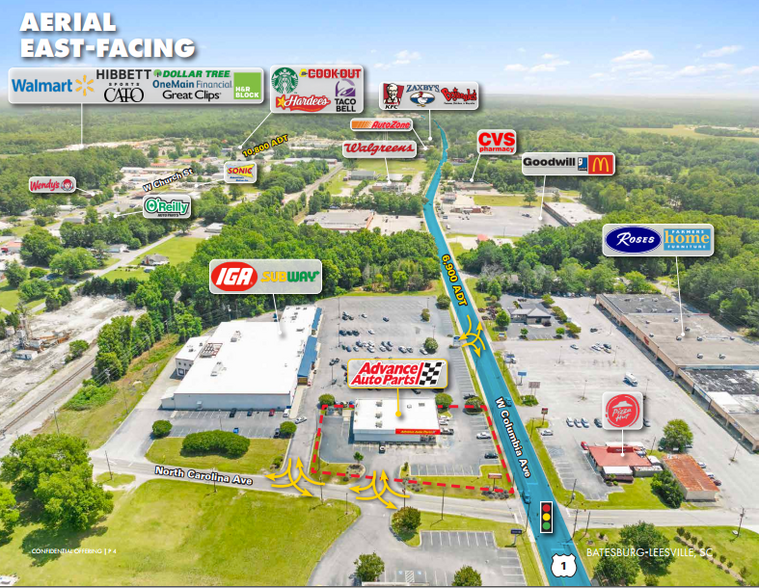253 W Columbia Ave, Batesburg, SC à vendre - Photo de l’immeuble – Image 2 sur 6