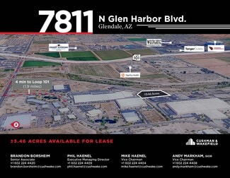 Plus de détails pour 7811 N Glen Harbor Blvd, Glendale, AZ - Terrain à louer