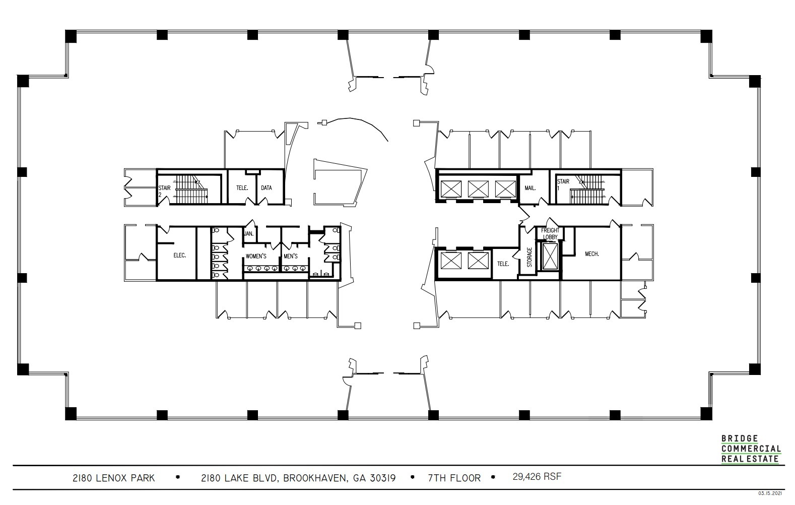 1277 Lenox Park Blvd, Atlanta, GA à louer Plan d’étage– Image 1 sur 1