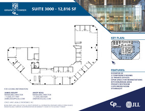 1099 18th St, Denver, CO à louer Plan d’étage– Image 1 sur 1