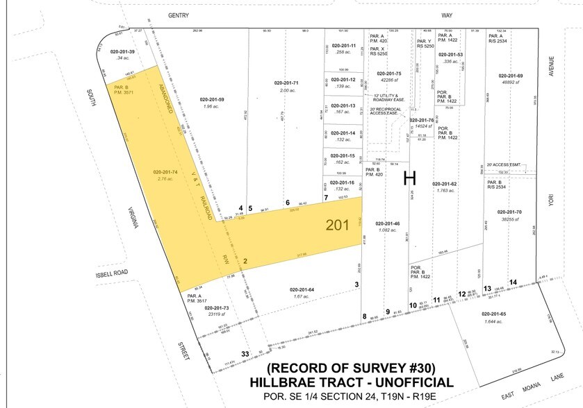 3310 S Virginia St, Reno, NV à vendre - Plan cadastral – Image 3 sur 3