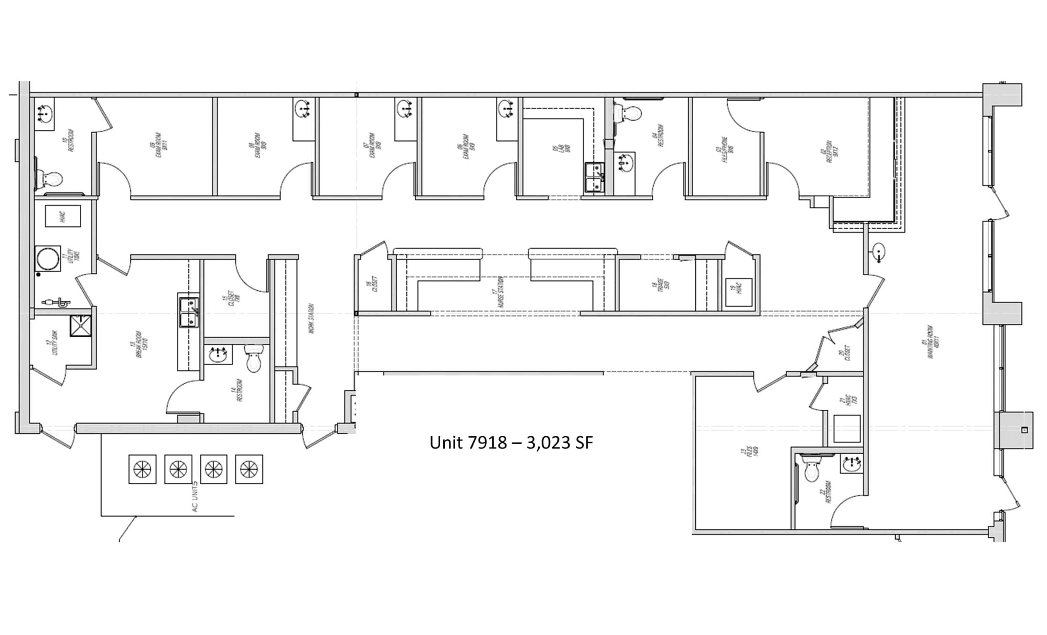 7910-7938 Wolf River Blvd, Germantown, TN à louer Plan de site– Image 1 sur 1