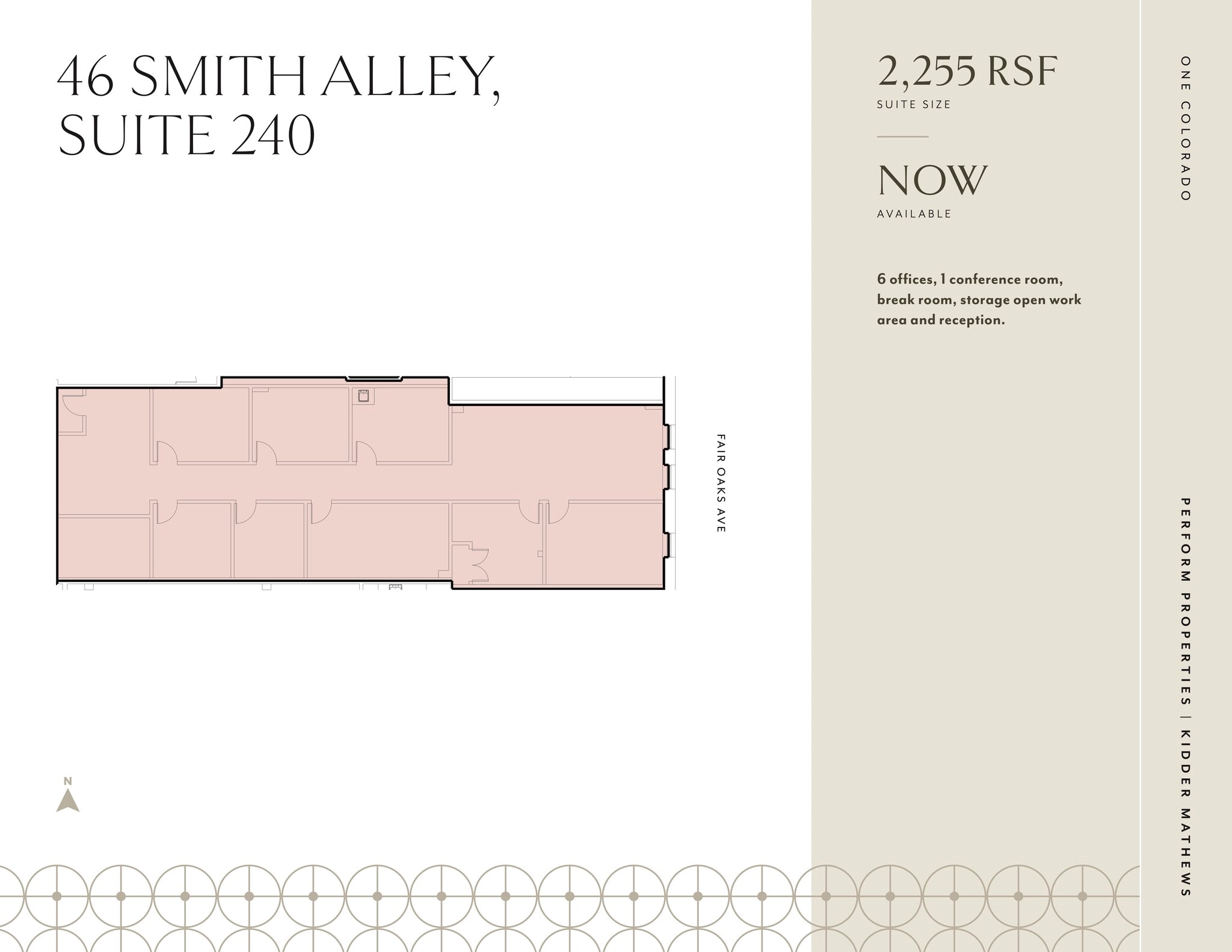 61-75 W Colorado Blvd, Pasadena, CA à louer Plan d’étage– Image 1 sur 1
