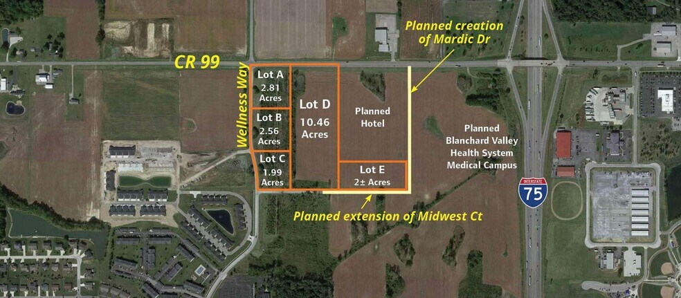 Wellness Way, Findlay, OH à vendre - Plan de site – Image 1 sur 1