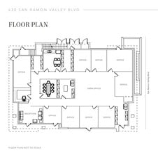 630 San Ramon Valley Blvd, Danville, CA à louer Plan d’étage– Image 1 sur 2