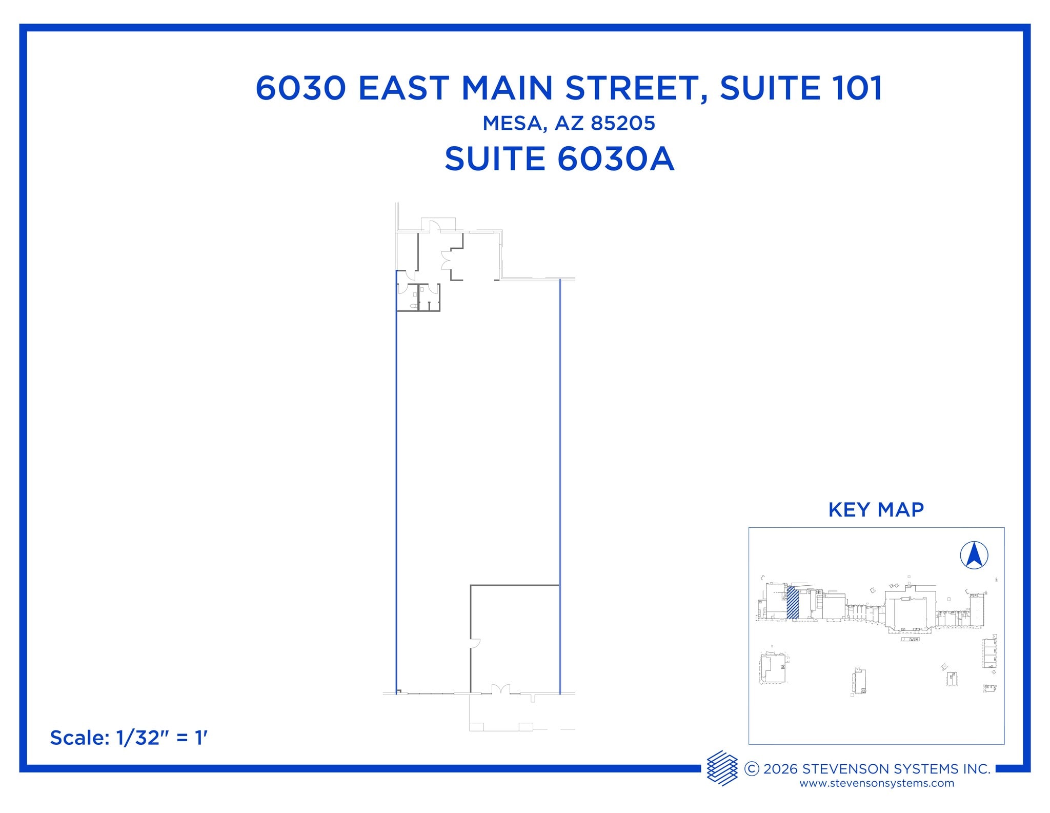 6016-6036 E Main St, Mesa, AZ à louer Plan de site– Image 1 sur 1
