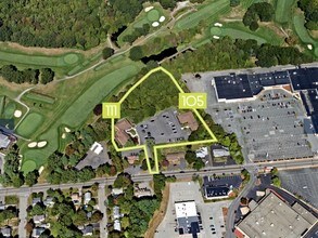 111 Torrey St, Brockton, MA - Vue aérienne  vue de carte