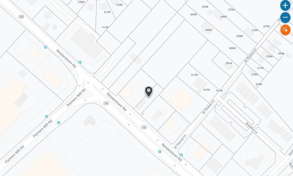 10113-10117 Reisterstown Rd, Owings Mills, MD à louer - Plan cadastral – Image 2 sur 3