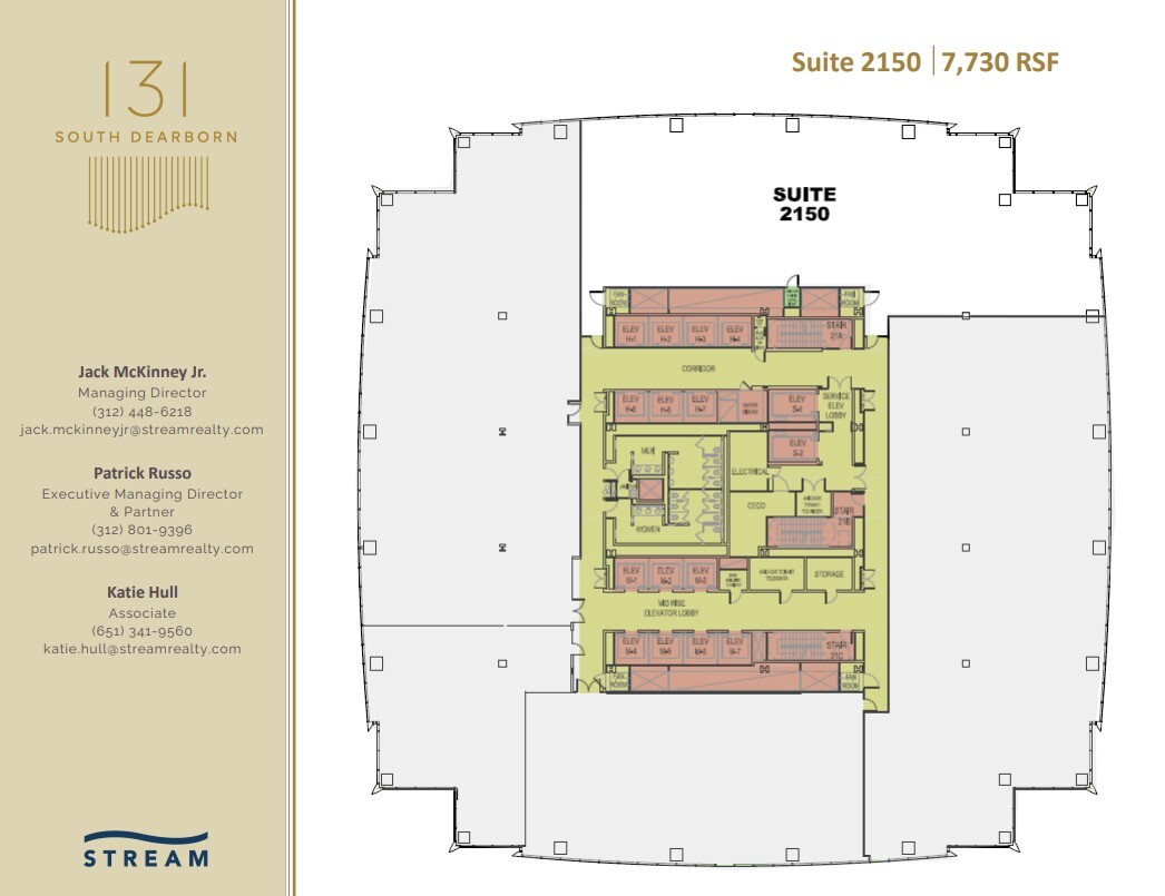 131 S Dearborn St, Chicago, IL à louer Plan d’étage– Image 1 sur 1