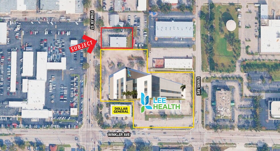 3919 Fowler St, Fort Myers, FL à vendre - Photo de l’immeuble – Image 2 sur 3