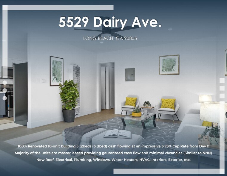 5529 Dairy Ave, Long Beach, CA à vendre - Photo de l’immeuble – Image 1 sur 17