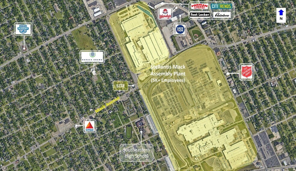 11205-11207 Mack Ave, Detroit, MI à louer - Photo de l’immeuble – Image 2 sur 2