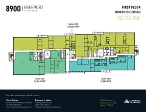 8900 Freeport Pky, Irving, TX à louer Plan d’étage– Image 1 sur 1