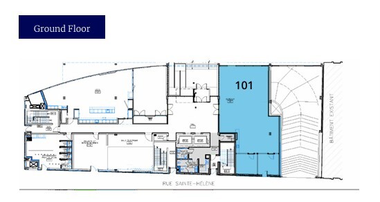 125 Boul Charest E, Québec, QC à louer Plan d’étage– Image 1 sur 1