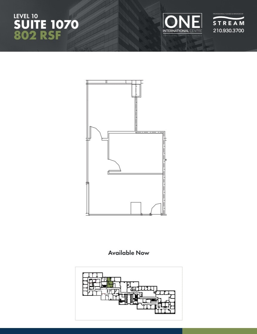 100 NE Loop 410, San Antonio, TX à louer Plan d’étage– Image 1 sur 1