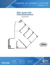 201 Redwood Shores Pky, Redwood City, CA à louer Plan d’étage– Image 1 sur 1