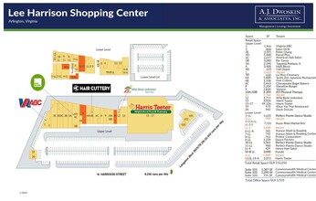 2425-2507 N Harrison St, Arlington, VA à louer Plan de site– Image 1 sur 1