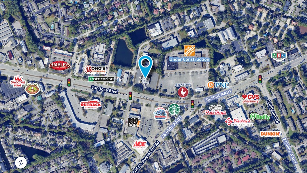 9700 San Jose Blvd, Jacksonville, FL à louer - Aérien – Image 3 sur 3