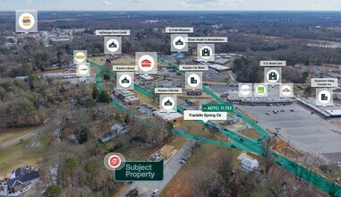 200 Franklin Springs St, Royston, GA - Vue aérienne  vue de carte - Image1