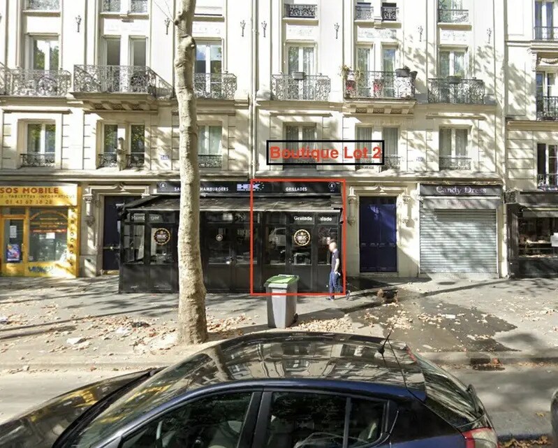 Local commercial dans Paris à vendre Photo de l’immeuble– Image 1 sur 2