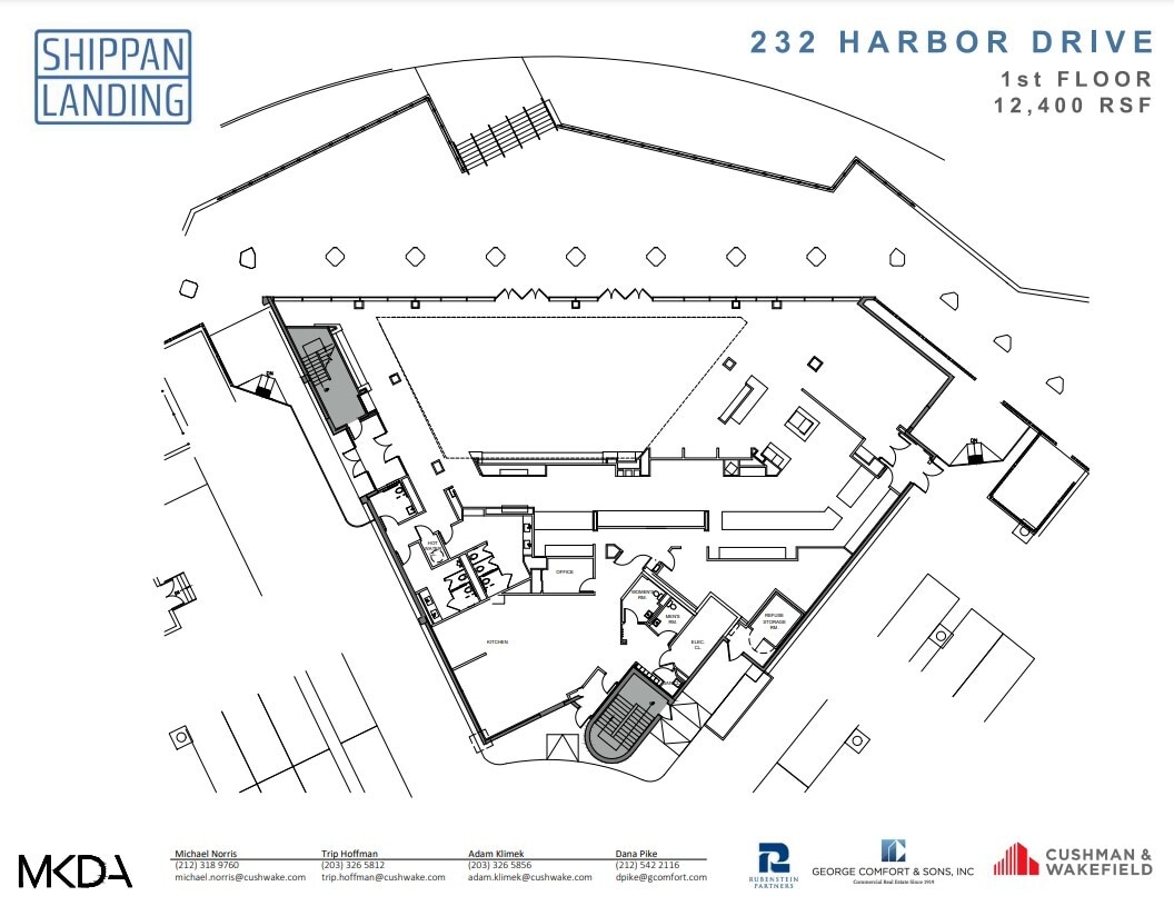 208 Harbor Dr, Stamford, CT à louer Plan d’étage– Image 1 sur 1