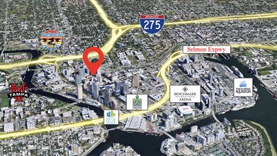 1007 N Franklin St, Tampa, FL - Vue aérienne vue de carte - Image1