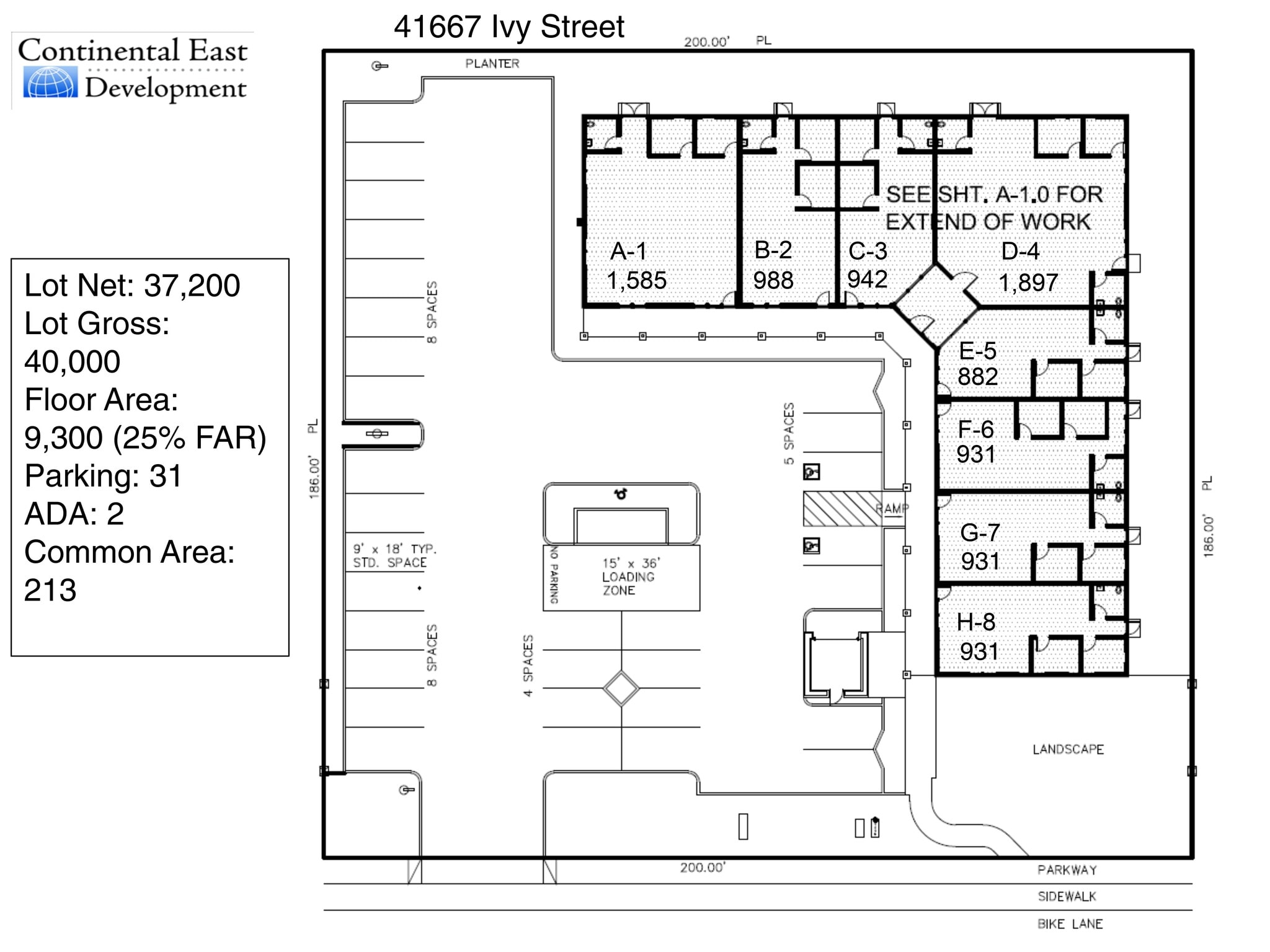 41667 Ivy St, Murrieta, CA à louer Plan de site– Image 1 sur 1
