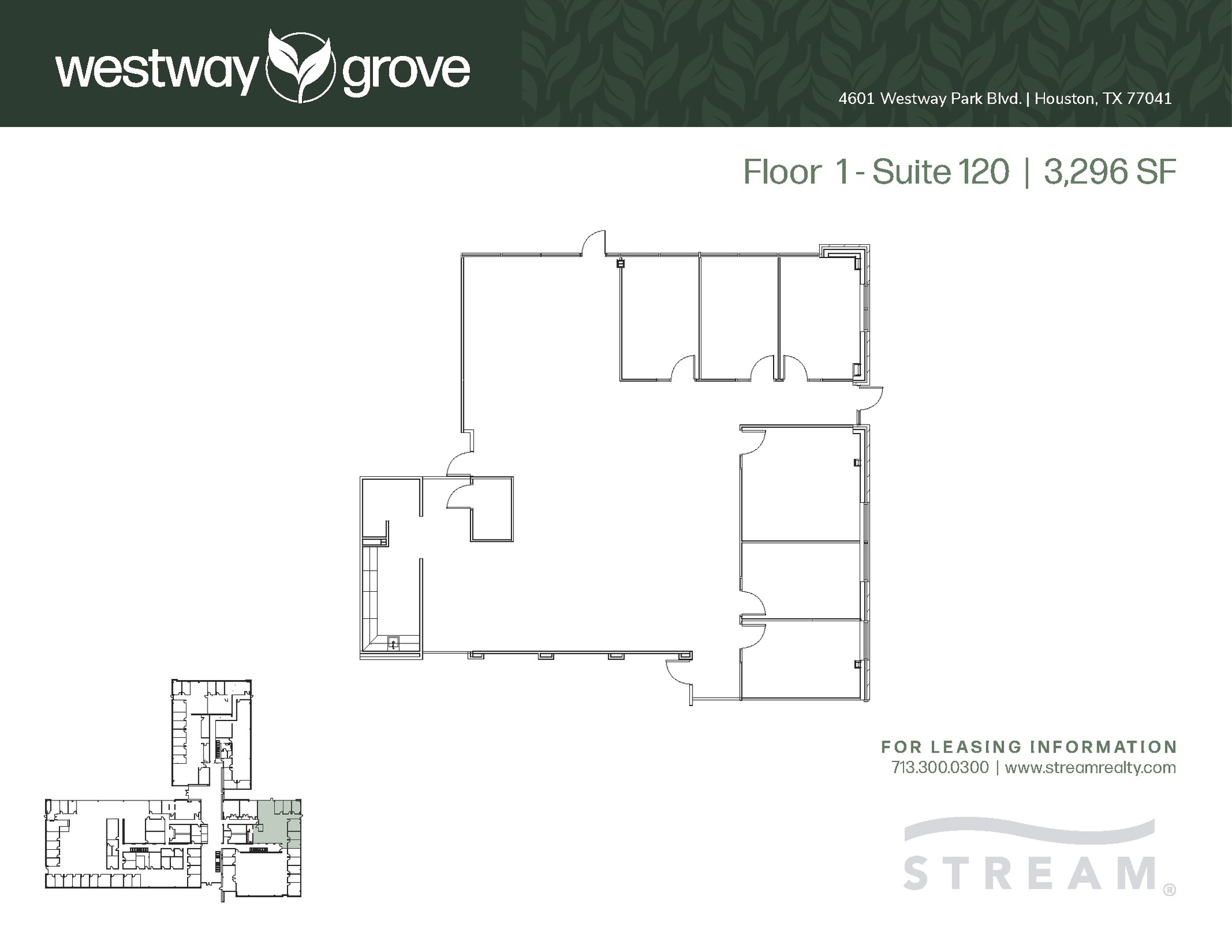 4601 Westway Park Blvd, Houston, TX à louer Plan d’étage– Image 1 sur 2