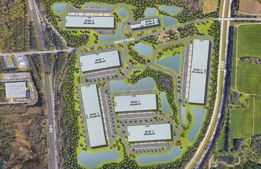 3000 Rives Rd, Petersburg, VA à louer - Plan de site – Image 2 sur 5
