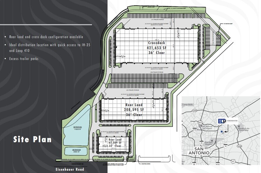 5327 Eisenhauer Rd, San Antonio, TX à louer - Plan de site – Image 3 sur 12