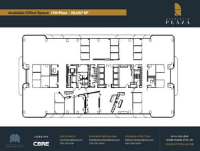 201 S College St, Charlotte, NC à louer Plan d’étage– Image 1 sur 1