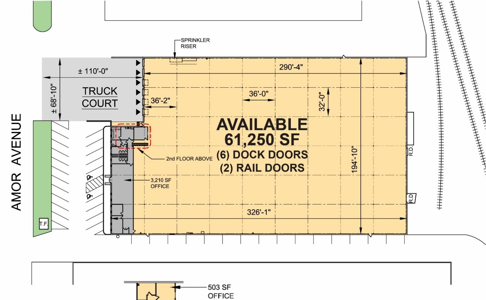 525 Dell Rd, Carlstadt, NJ à louer Plan de site– Image 1 sur 1