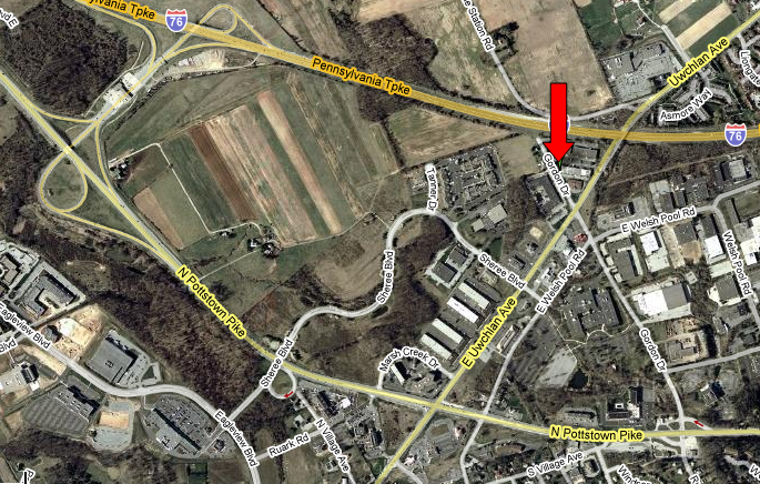 601-606 Gordon Dr, Exton, PA - VUE AÉRIENNE vue de carte